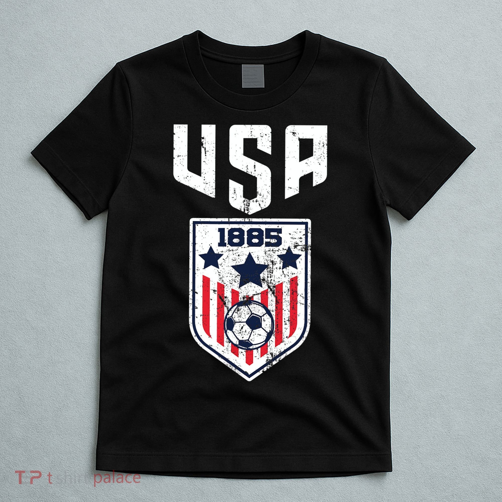 USA Soccer Team 1885 Cool Futbol Equipment T-Shirt