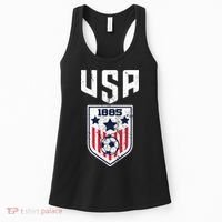 USA Soccer Team 1885 Cool Futbol Equipment Women's Tank Top thumb 0