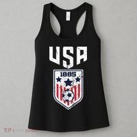 USA Soccer Team 1885 Cool Futbol Equipment Women's Tank Top thumb 3