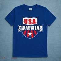 Usa Swimming Team Sports Athlete Us Swim Aquatic T-Shirt thumb 5
