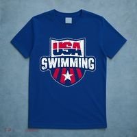 Usa Swimming Team Sports Athlete Us Swim Aquatic T-Shirt thumb 5