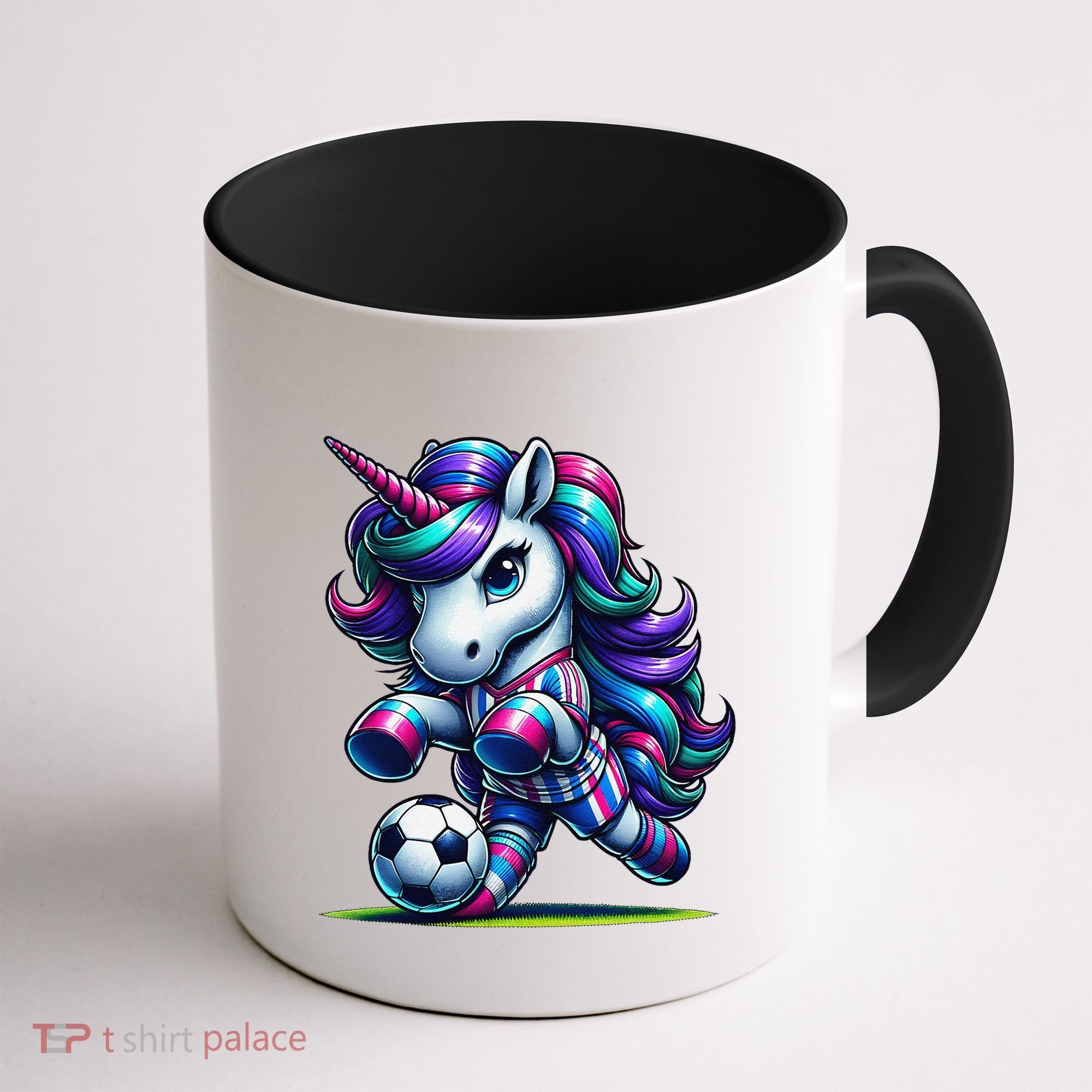 Unicorn Soccer Team Player Coffee Mug