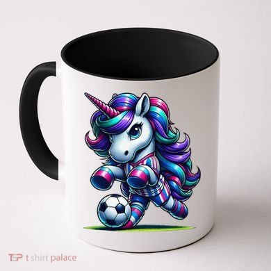 Unicorn Soccer Team Player Coffee Mug
