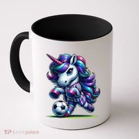 Unicorn Soccer Team Player Coffee Mug thumb 0