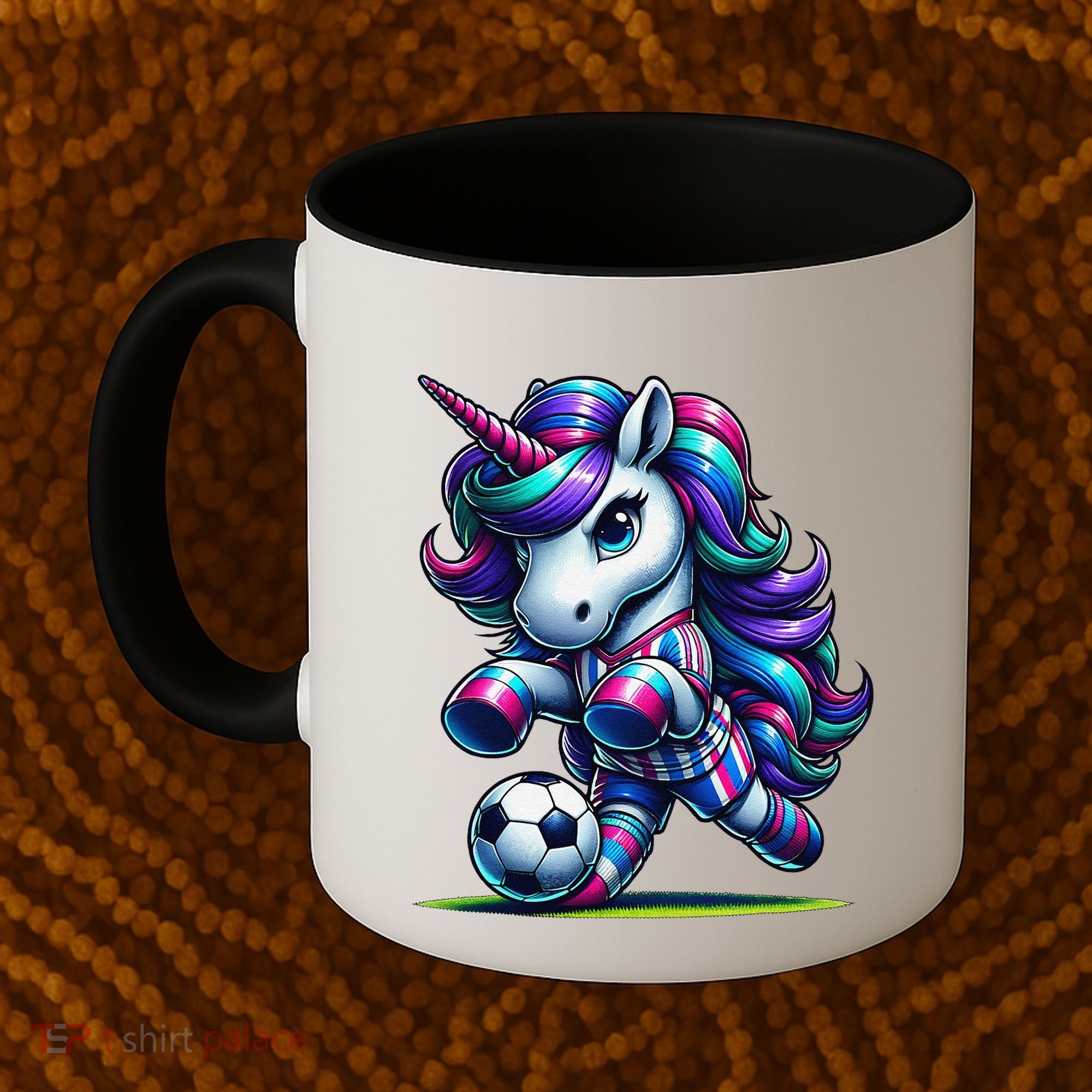 Unicorn Soccer Team Player Coffee Mug