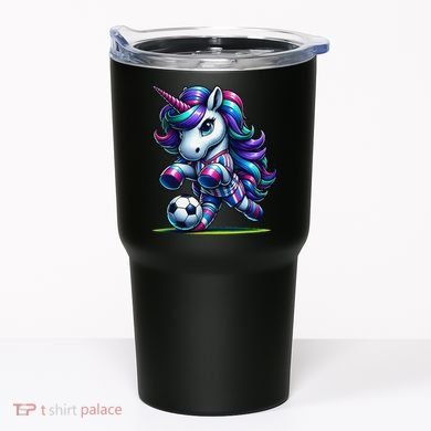 Unicorn Soccer Team Player Tumbler