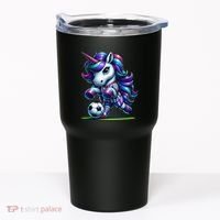 Unicorn Soccer Team Player Tumbler thumb 0