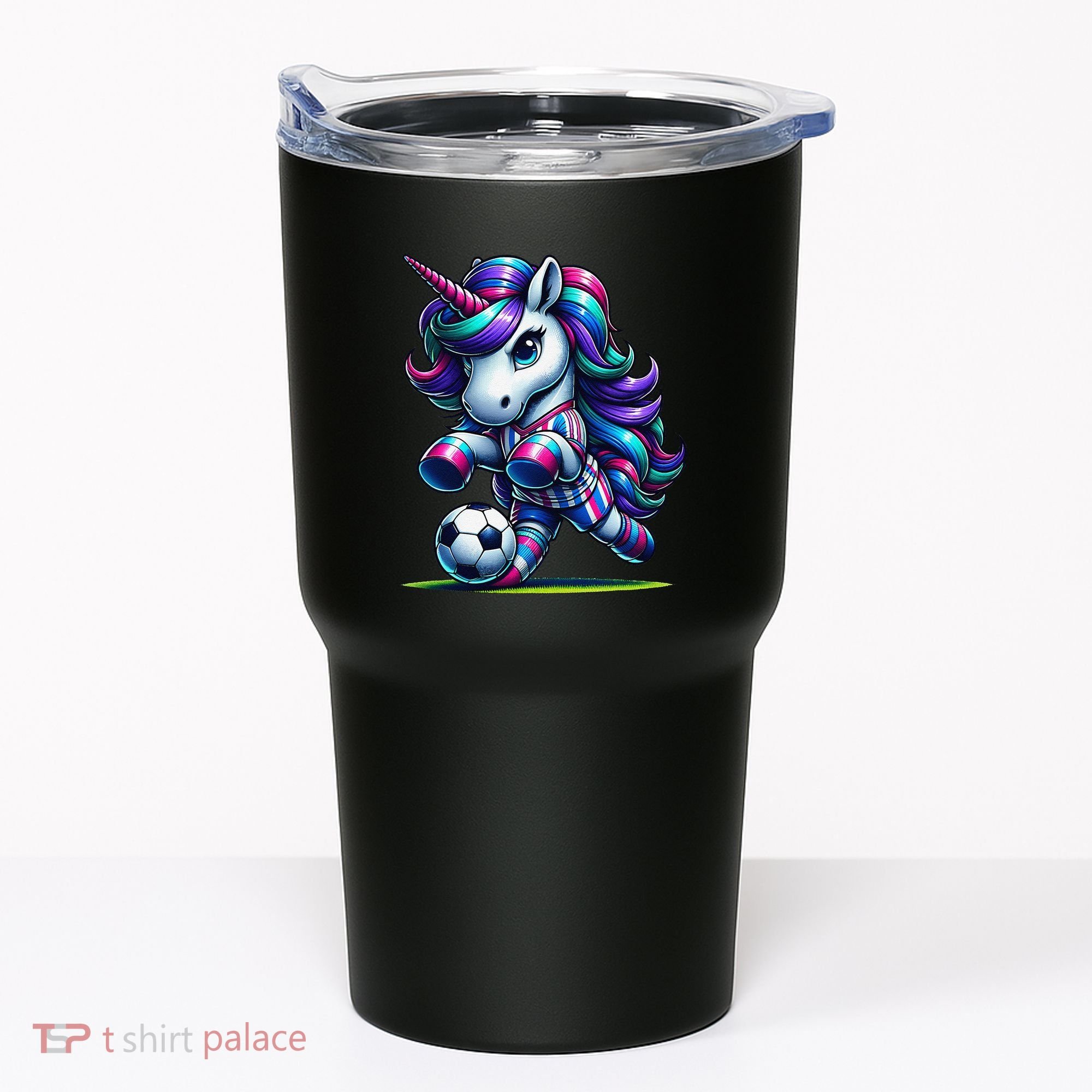 Unicorn Soccer Team Player Tumbler