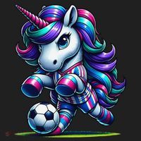 Unicorn Soccer Team Player Tumbler thumb 3