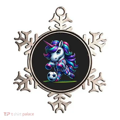 Unicorn Soccer Team Player Ornament