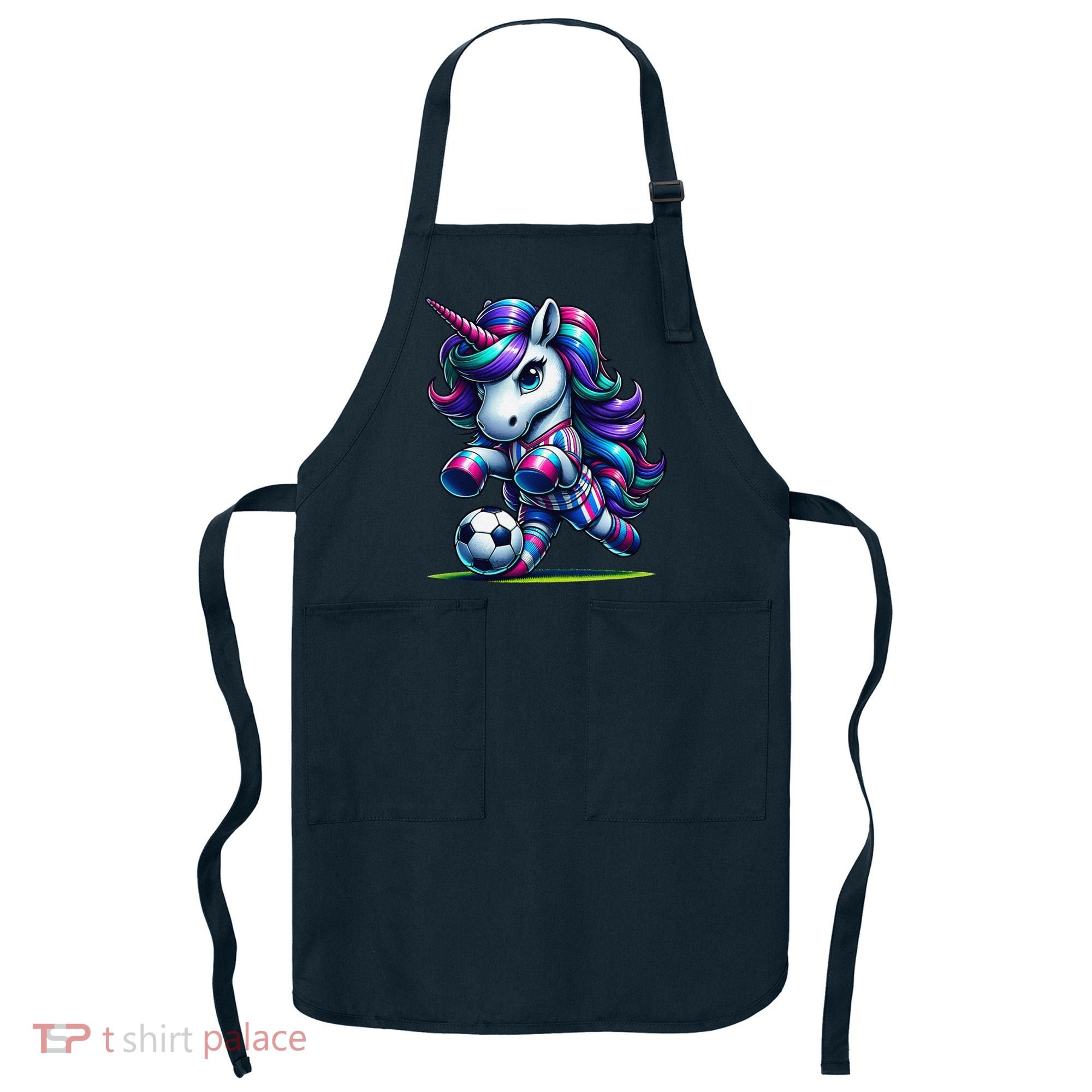 Unicorn Soccer Team Player Apron