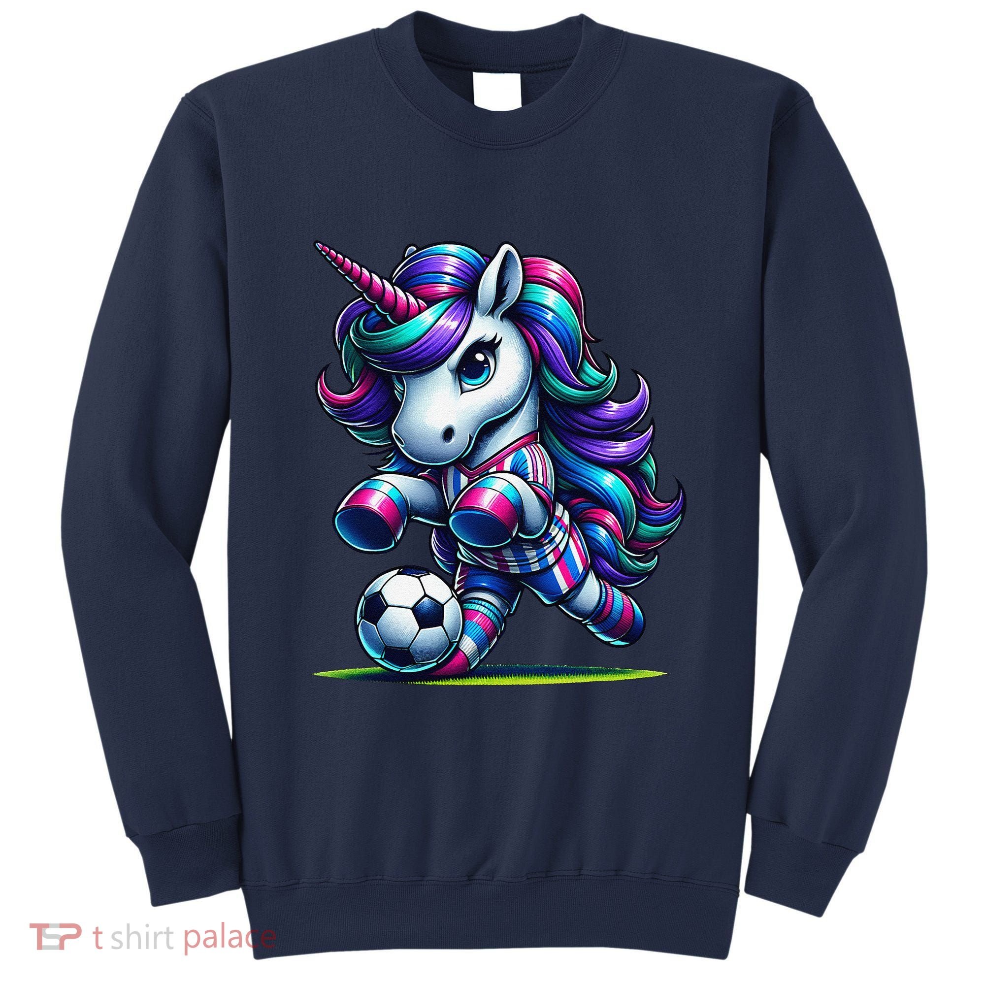 Unicorn Soccer Team Player Sweatshirt