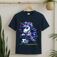 Unicorn Soccer Team Player T-Shirt thumb 2