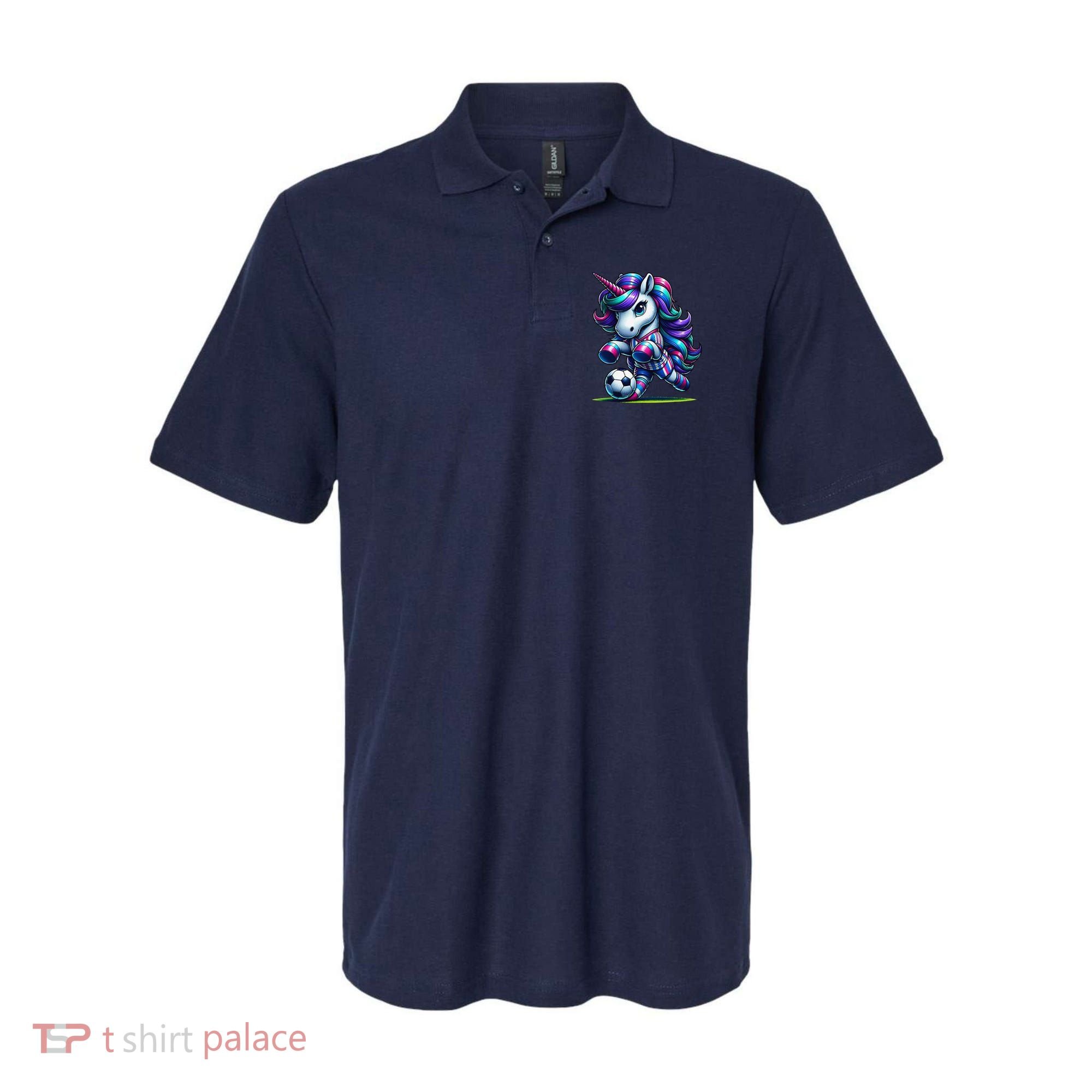 Unicorn Soccer Team Player Polo