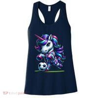 Unicorn Soccer Team Player Women's Tank Top thumb 0