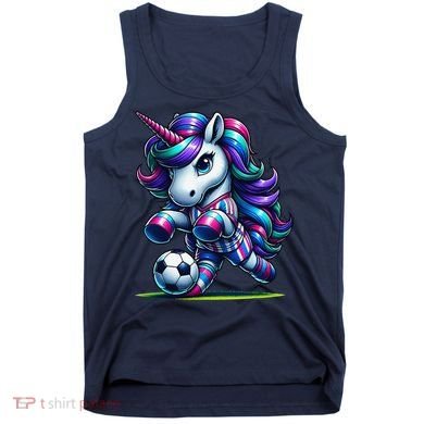 Unicorn Soccer Team Player Tank Top