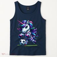 Unicorn Soccer Team Player Tank Top thumb 2