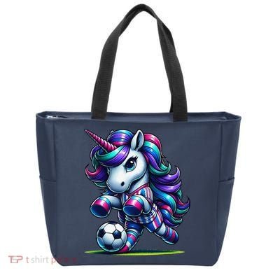 Unicorn Soccer Team Player Tote Bag
