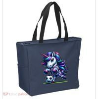 Unicorn Soccer Team Player Tote Bag thumb 2