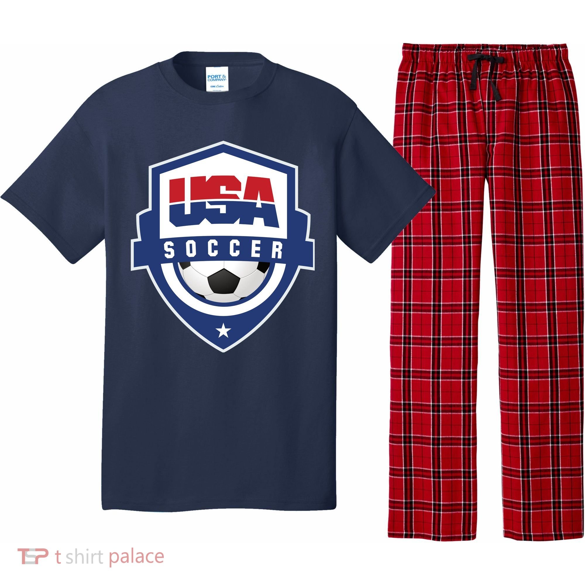 US Soccer Team USA Pajama Set