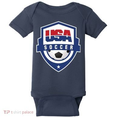 US Soccer Team USA Baby Bodysuit