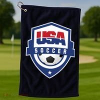 US Soccer Team USA Golf Towel thumb 1
