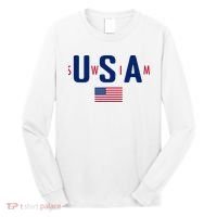 Usa Swim  Usa Summer Swimming 2024 Games Long Sleeve Shirt thumb 0
