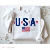 Usa Swim  Usa Summer Swimming 2024 Games Sweatshirt thumb 2