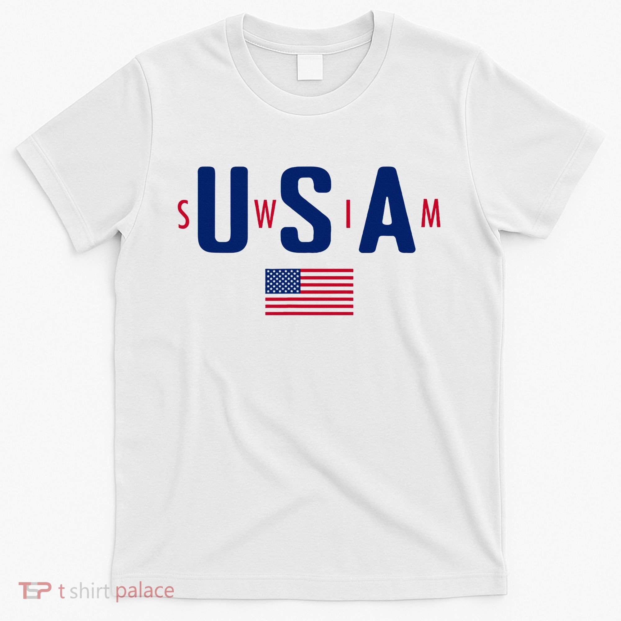Usa Swim  Usa Summer Swimming 2024 Games T-Shirt