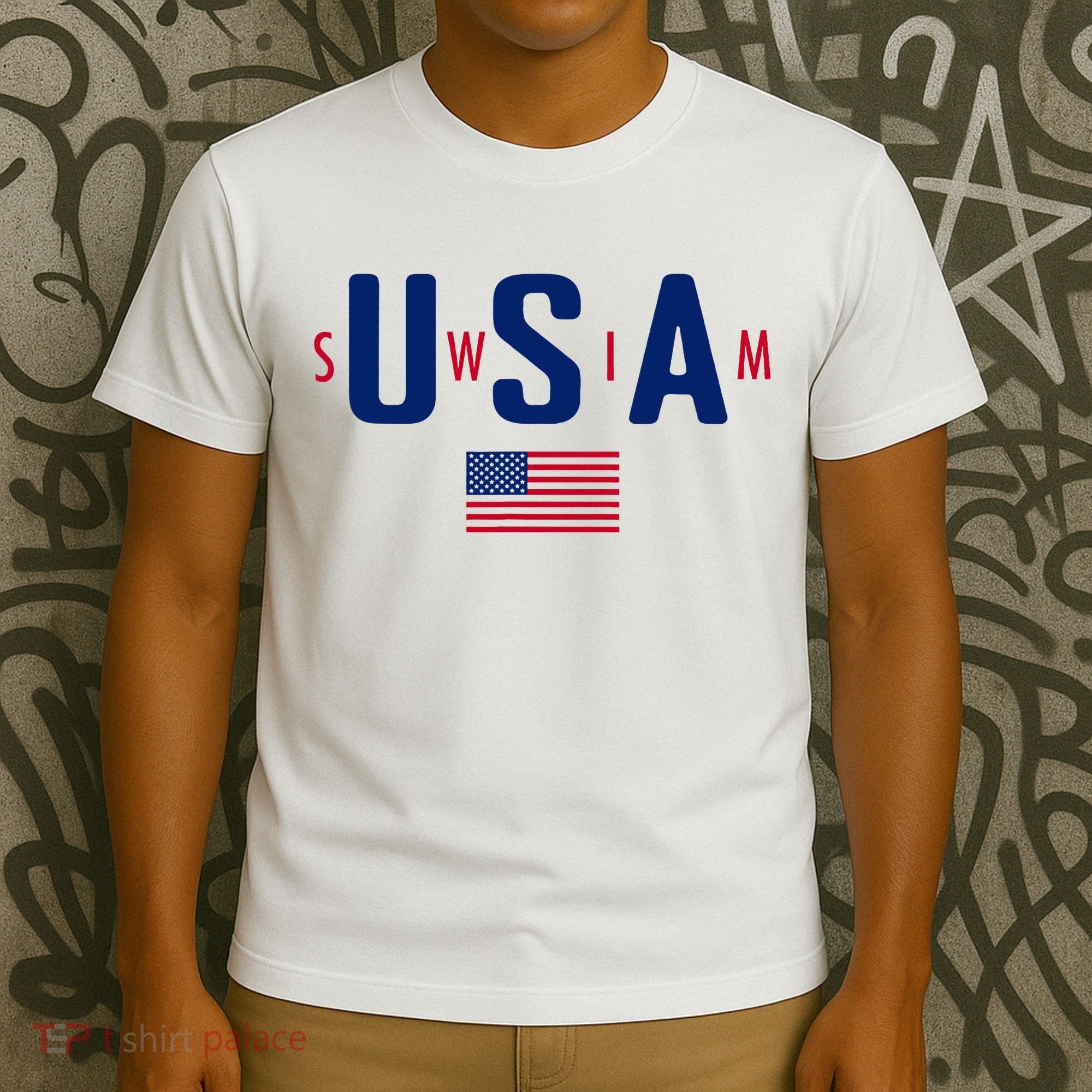 Usa Swim  Usa Summer Swimming 2024 Games T-Shirt
