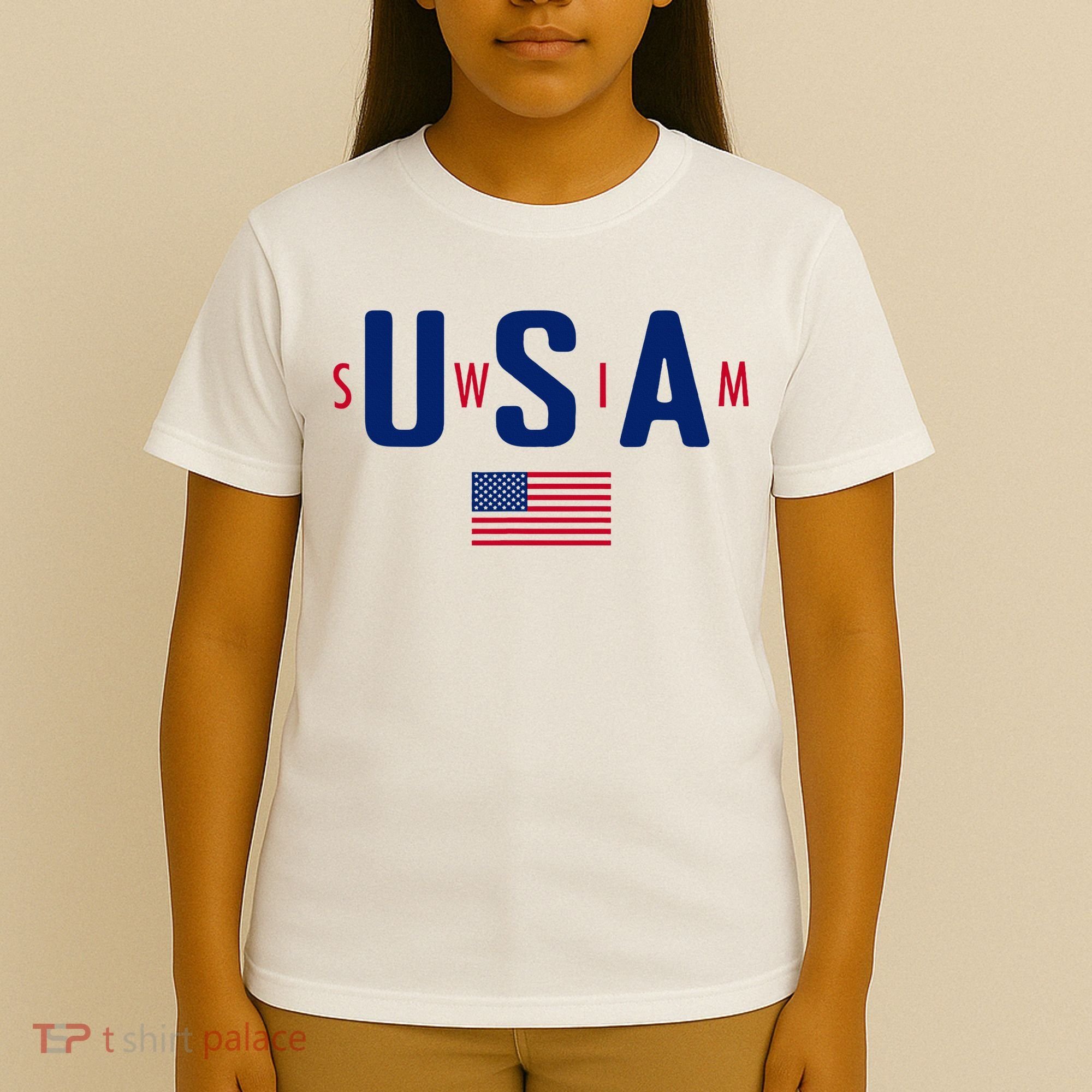 Usa Swim  Usa Summer Swimming 2024 Games T-Shirt