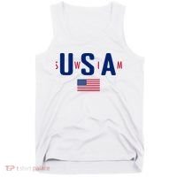Usa Swim  Usa Summer Swimming 2024 Games Tank Top thumb 0
