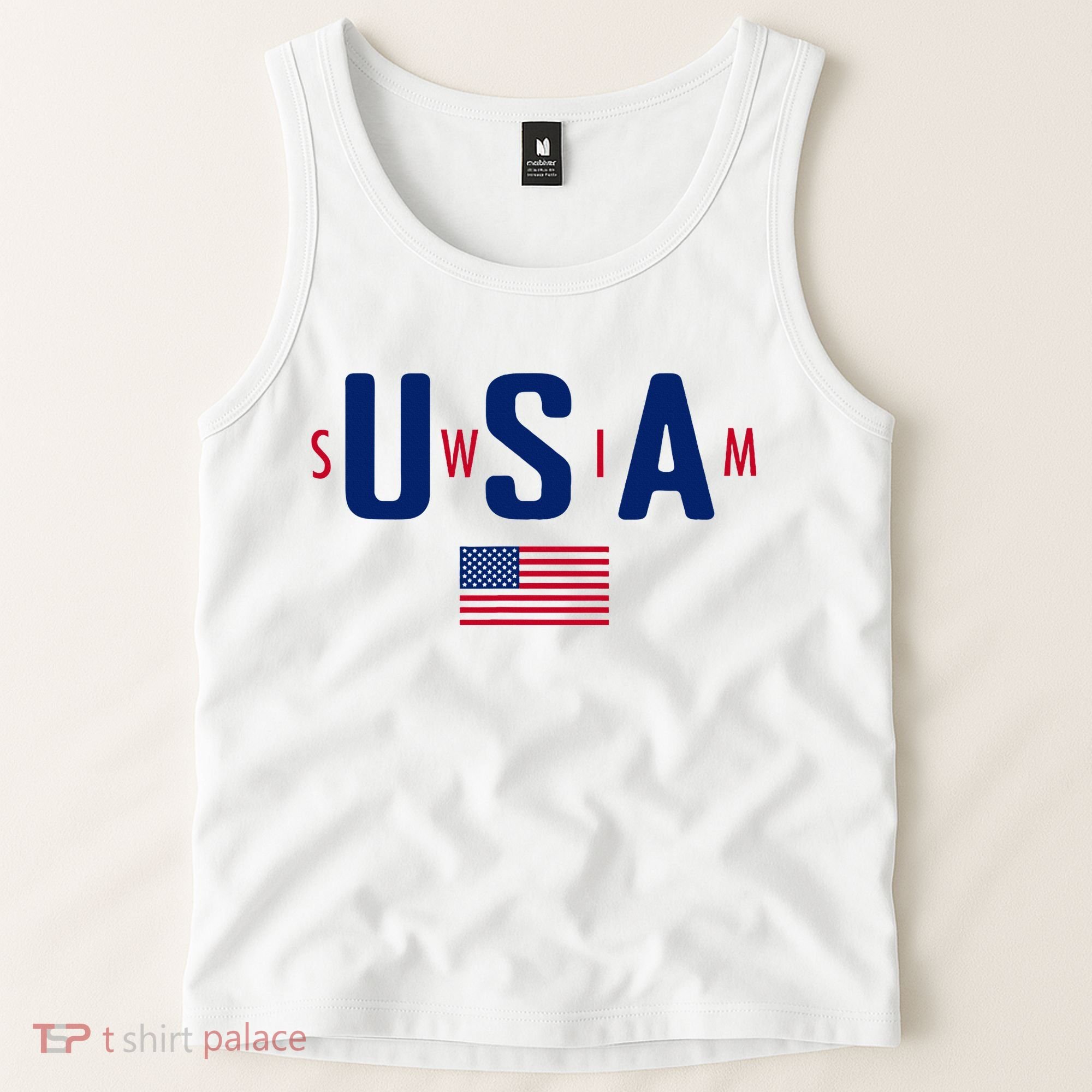 Usa Swim  Usa Summer Swimming 2024 Games Tank Top