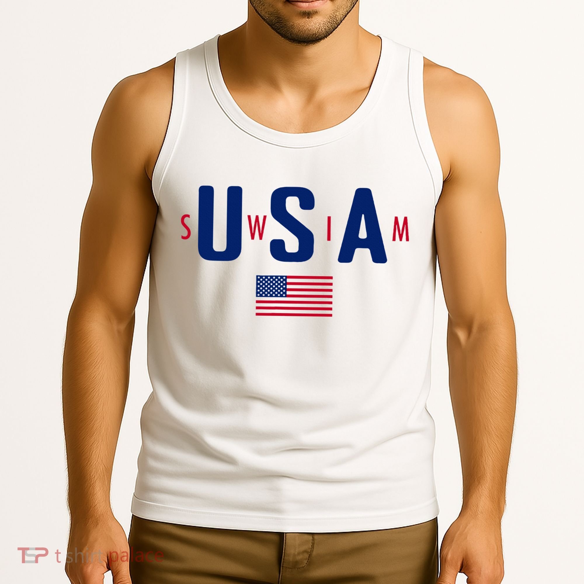 Usa Swim  Usa Summer Swimming 2024 Games Tank Top
