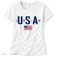 Usa Swim  Usa Summer Swimming 2024 Games Women's T-Shirt thumb 0