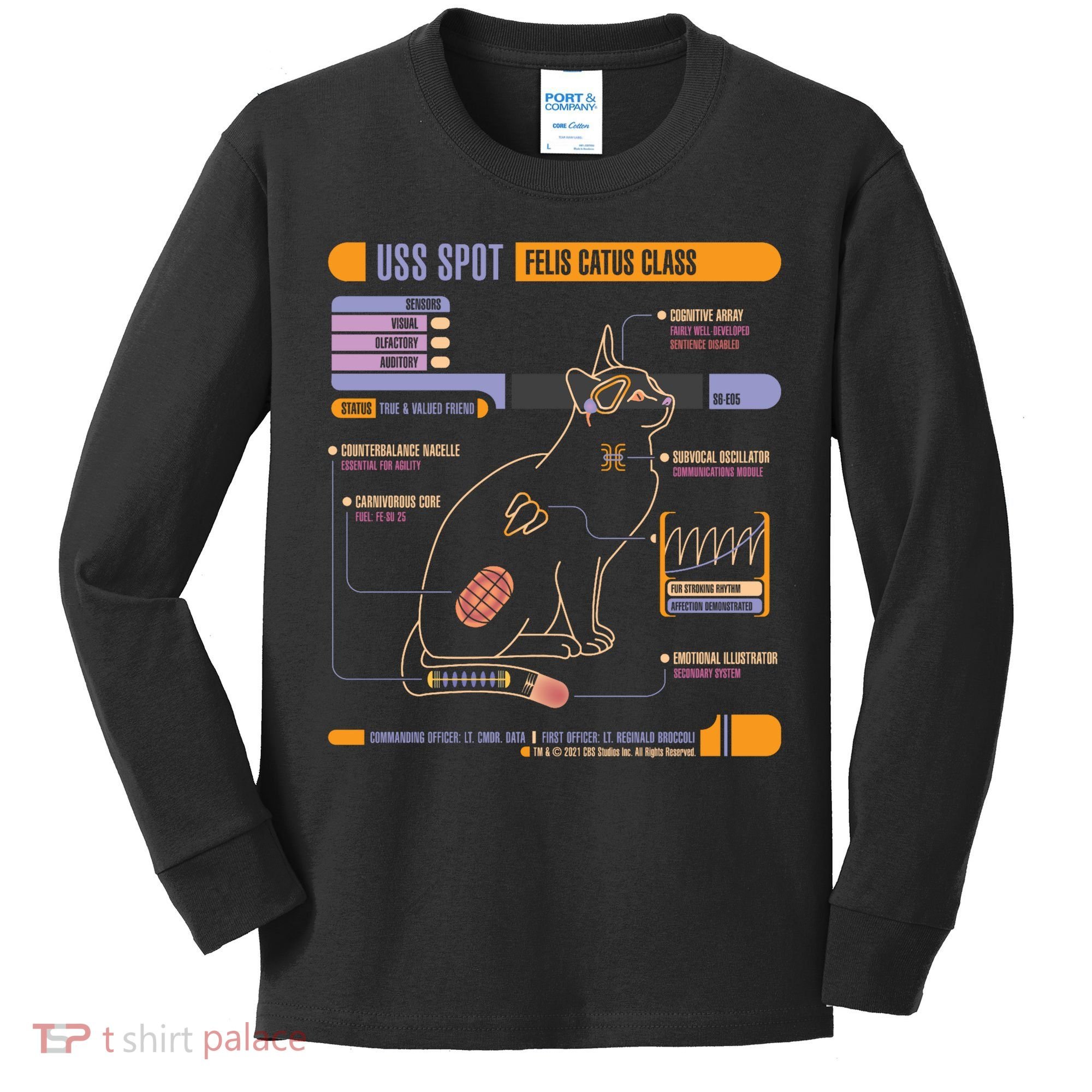 Uss Spot Kids Long Sleeve Shirt