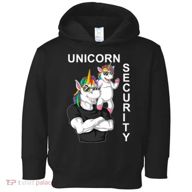 Unicorn Security Toddler Hoodie