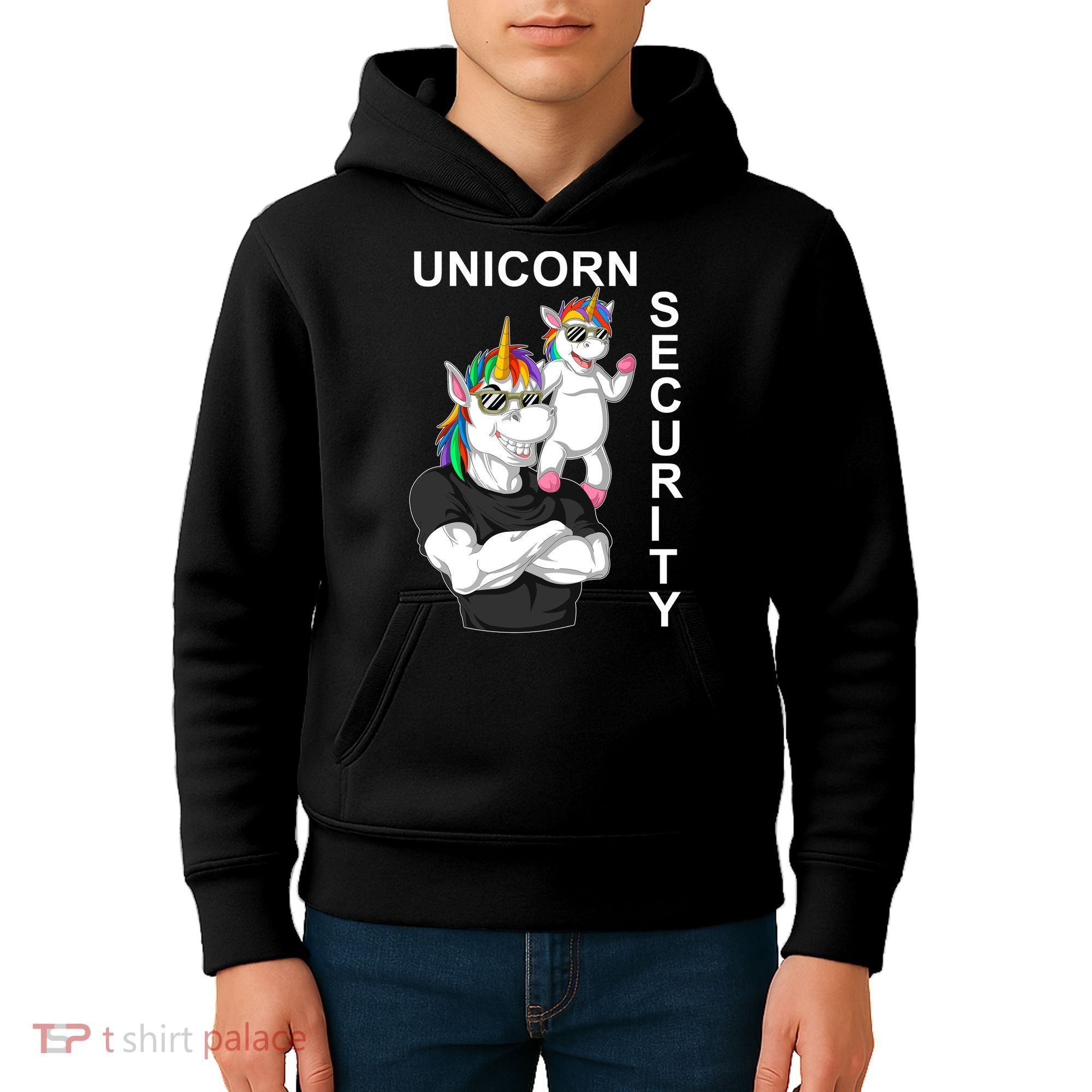 Unicorn Security Kids Hoodie