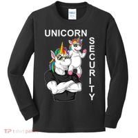 Unicorn Security Kids Long Sleeve Shirt thumb 0