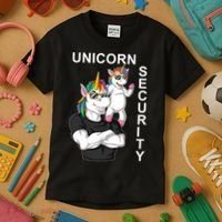 Unicorn Security Kids T-Shirt thumb 3