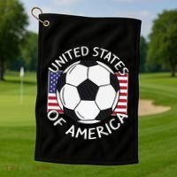 USA Soccer Golf Towel thumb 1