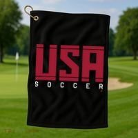 Usa Soccer Golf Towel thumb 1