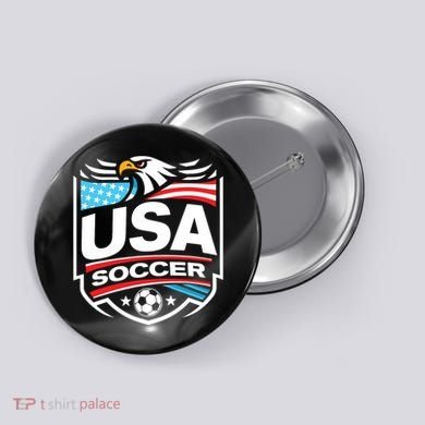 Usa Soccer Button