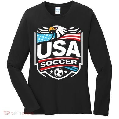 Usa Soccer Women's Long Sleeve Shirt