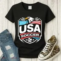Usa Soccer Women's T-Shirt thumb 3
