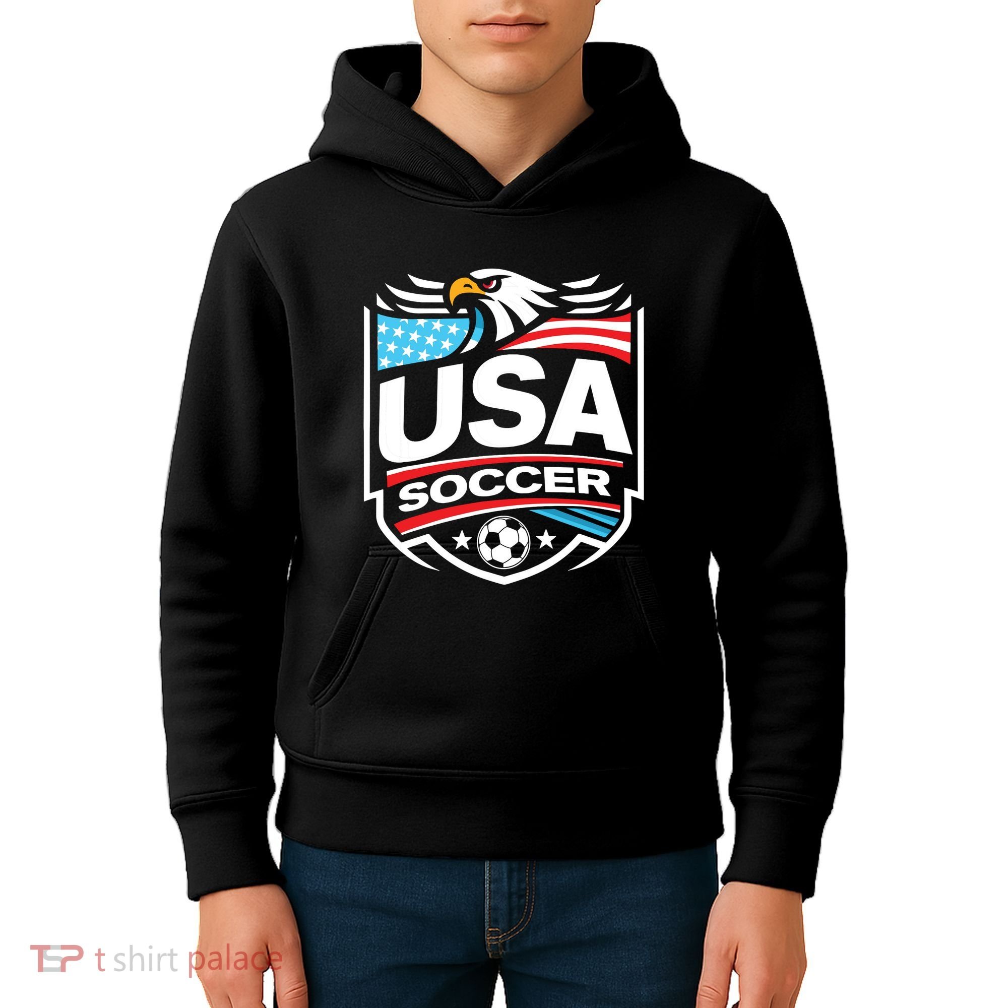 Usa Soccer Kids Hoodie