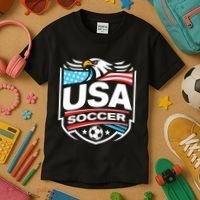 Usa Soccer Kids T-Shirt thumb 3