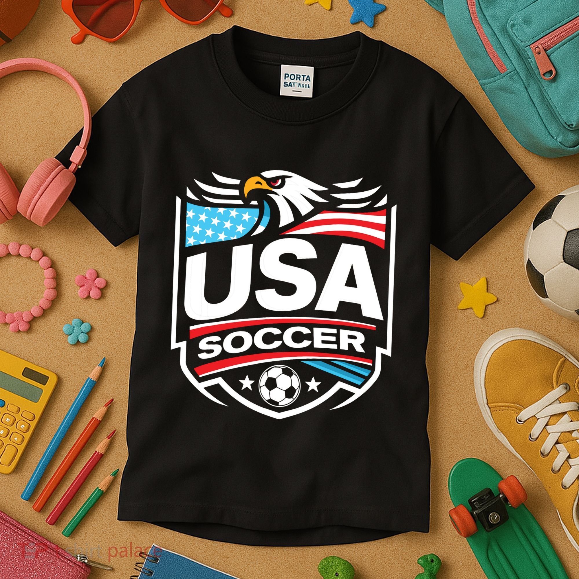 Usa Soccer Kids T-Shirt