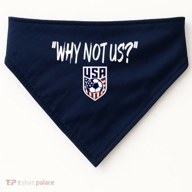 U.S. Soccer USA Why Not Us USA-Made Doggie Bandana