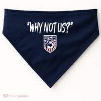 U.S. Soccer USA Why Not Us USA-Made Doggie Bandana thumb 0